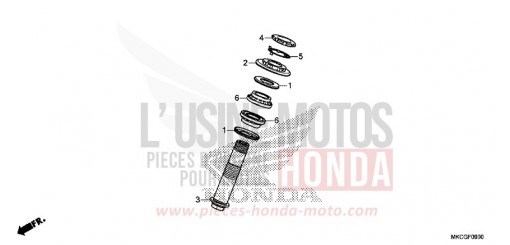 SHAFT ROD GL1800DAL de 2020